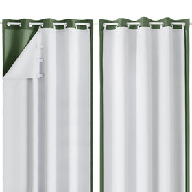 Aiyufeng blackout liner two-panel set blocks light for daytime rest.