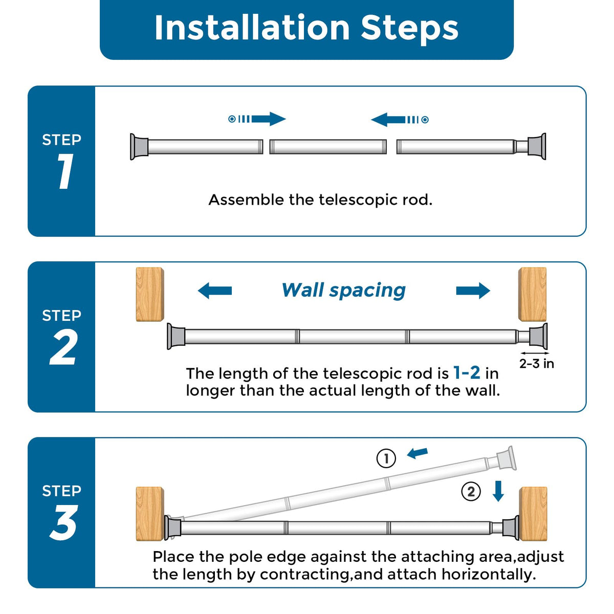 AIZESI built-in spring mechanism providing anti-slip stability