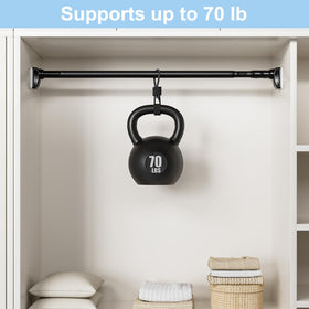 AIZESI versatile rod suitable for closets, windows, bathrooms, laundry rooms.