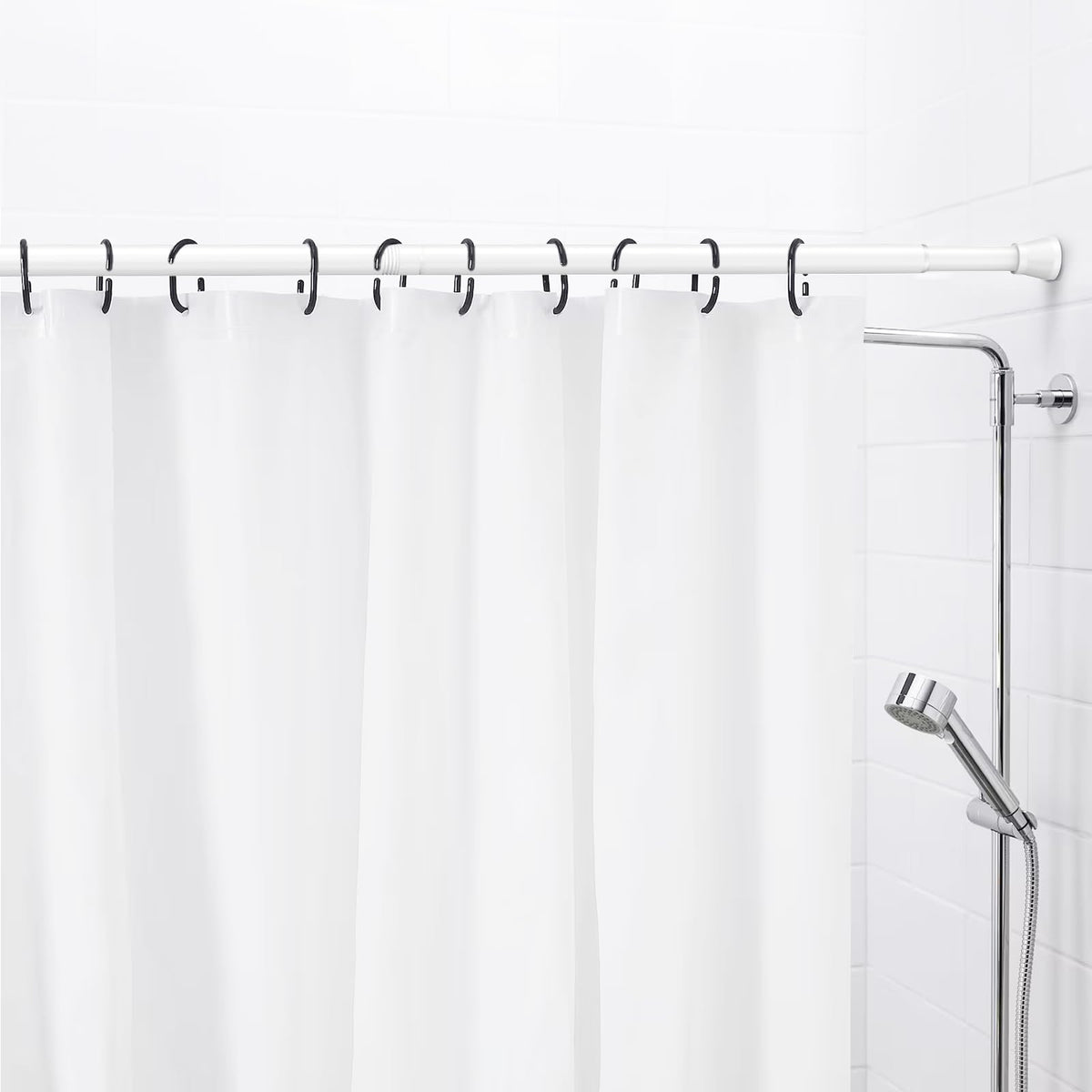 AIZESI non-slip design keeps curtains in place without drilling