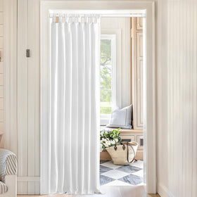 AIZESI tension rod ends with rubber pads prevent slipping and protect walls.