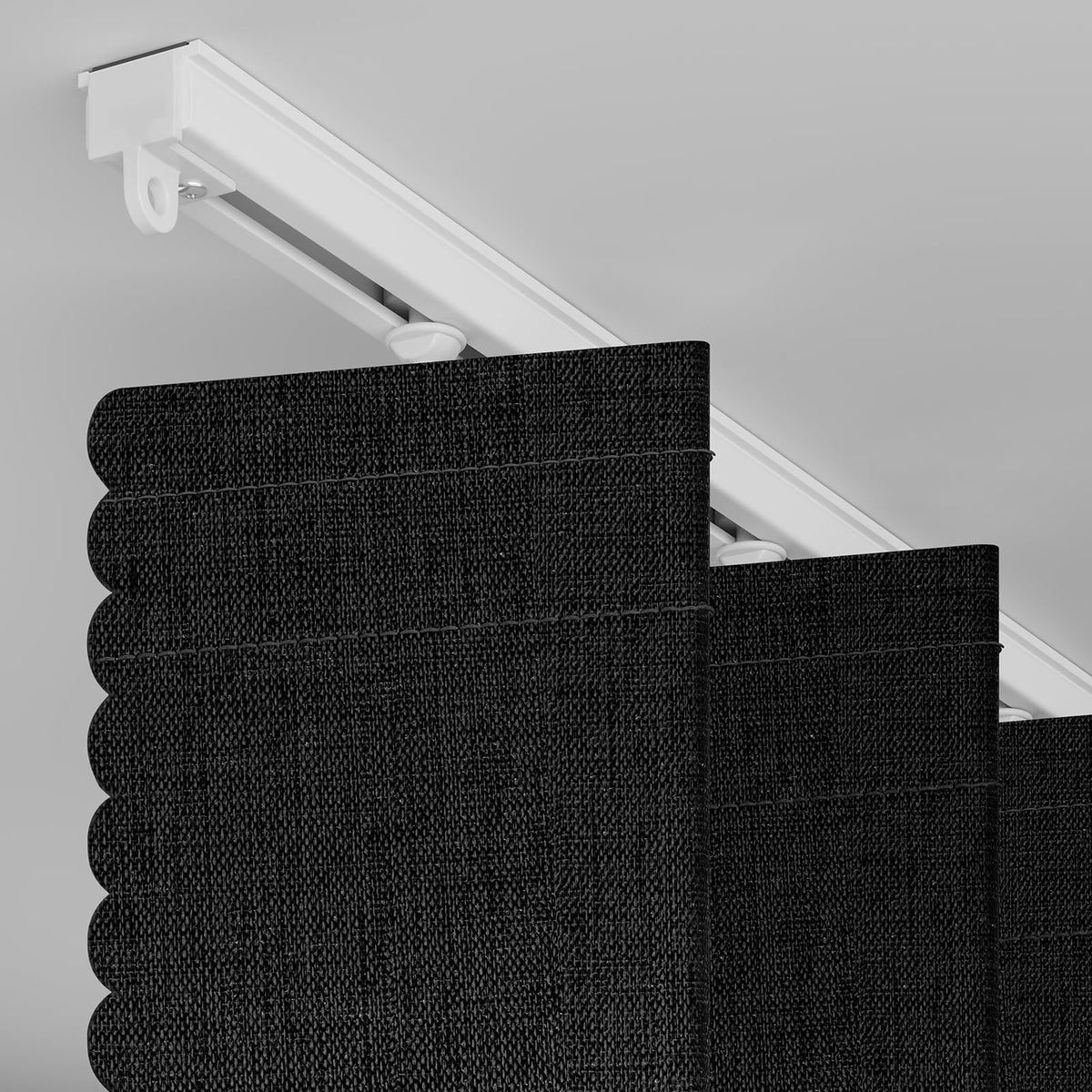 AJAZZ accordion-pleat hidden design saves space and keeps look neat
