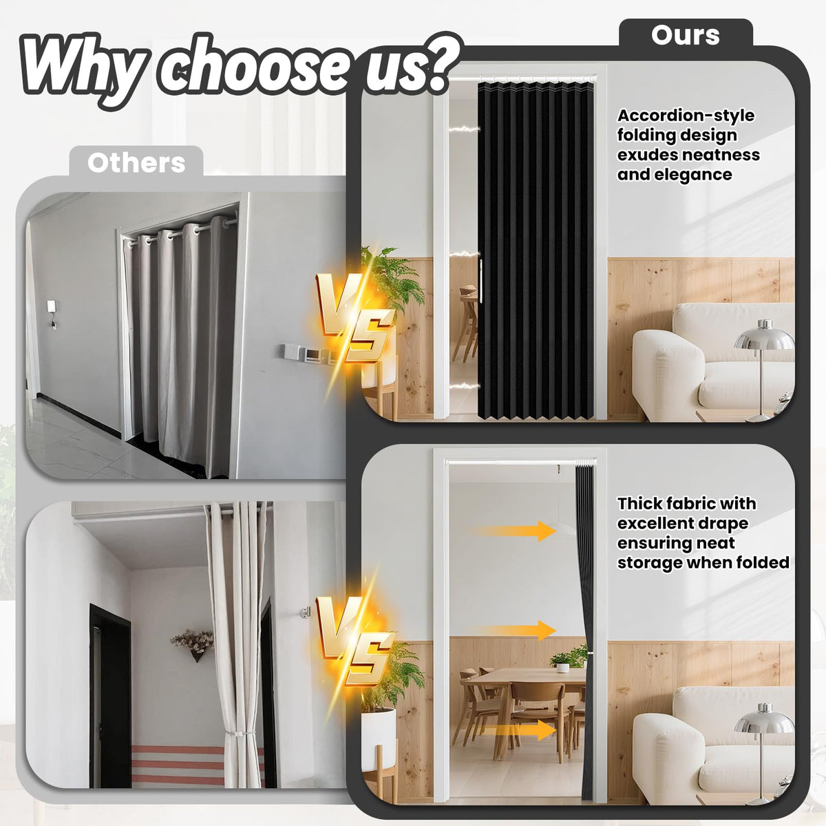 AJAZZ magnetic buckles provide fast, quiet closure for busy spaces.