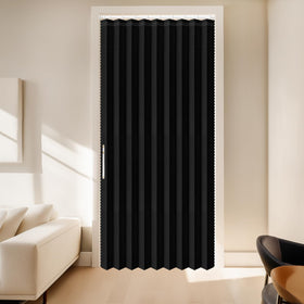 AJAZZ door curtain installs quickly with included rods and hardware.