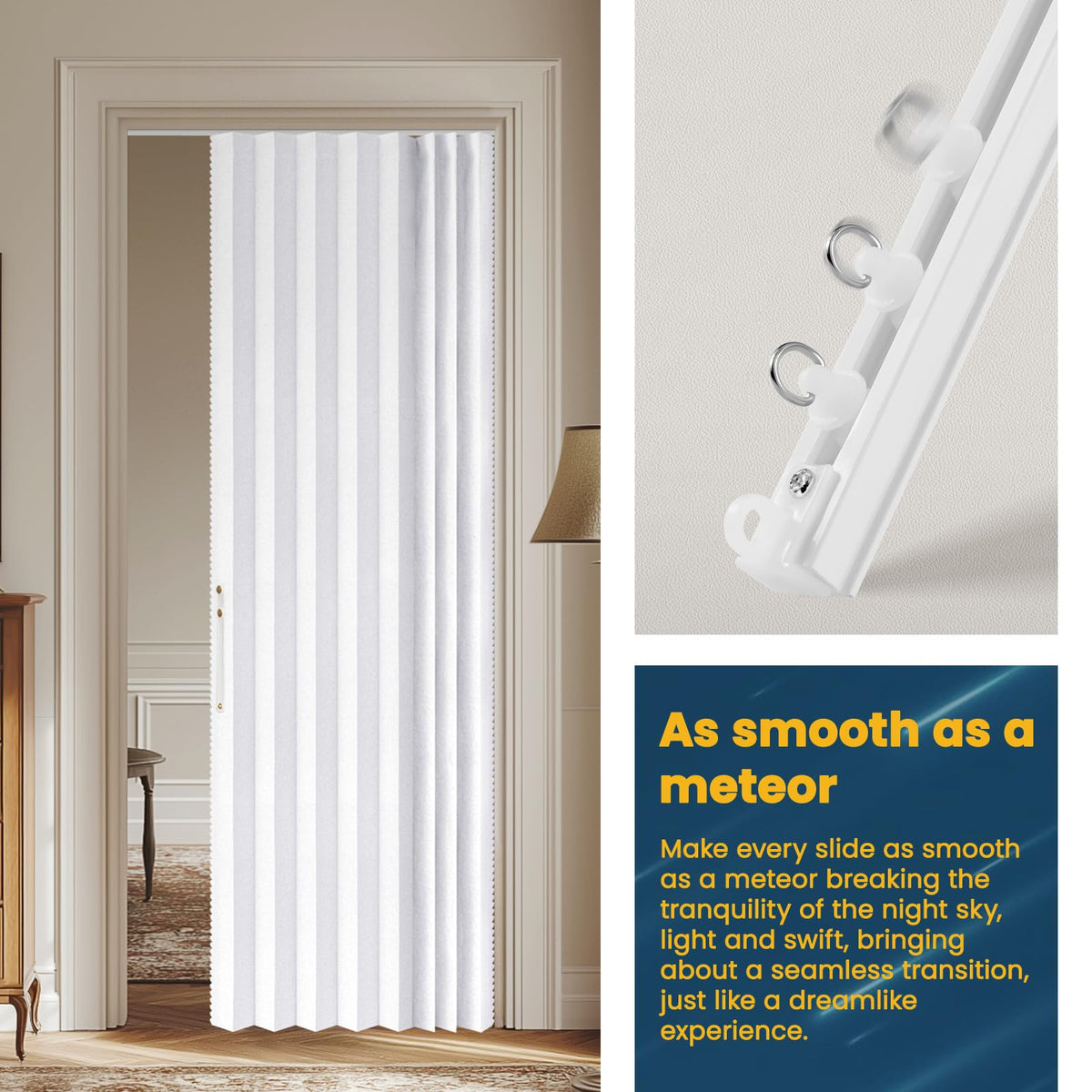 AJAZZ easy-installation hardware included promotes DIY-friendly setup