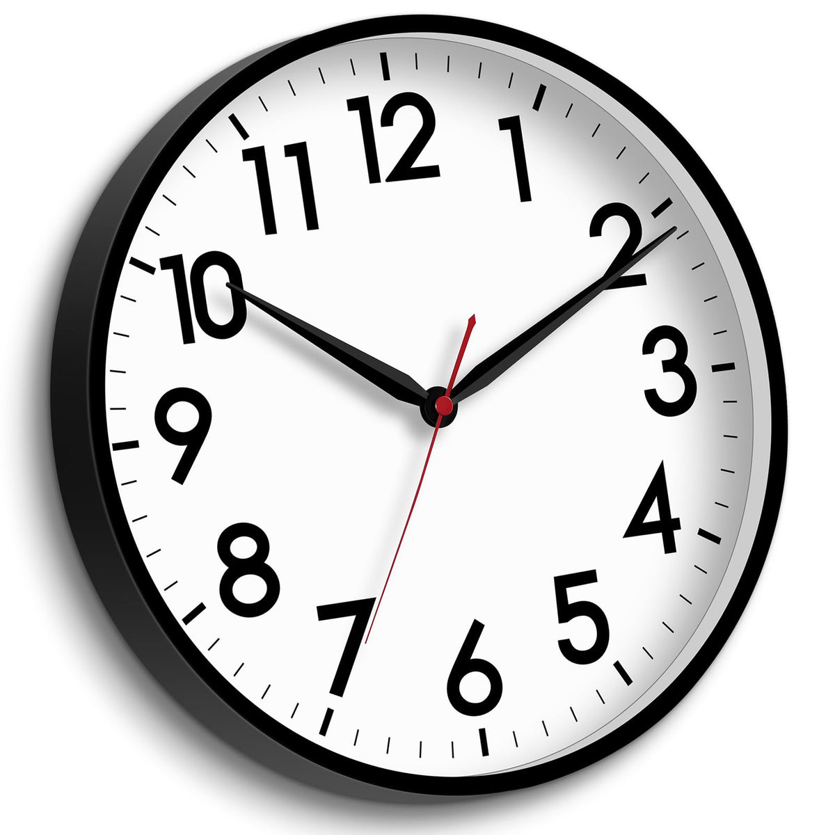 AKCISOT 16-inch wall clock face with bold numerals for easy viewing.