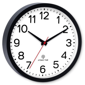 AKCISOT Atomic Black Wall Clock hands indicate precise time at a glance