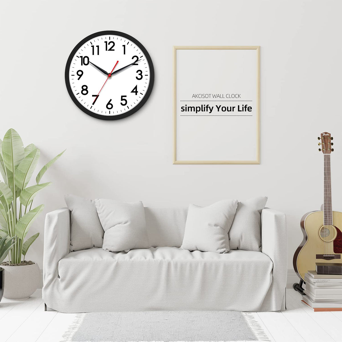 AKCISOT minimalist design complements kitchens, bathrooms, and bedrooms.