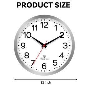 AKCISOT atomic clock syncs with radio signals for dependable timekeeping in any space.