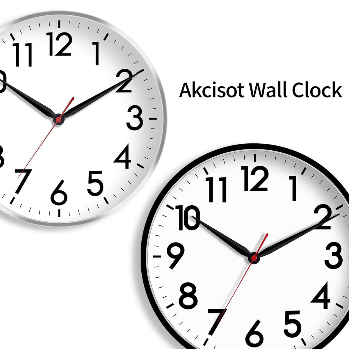 AKCISOT silent sweep movement for peaceful, distraction-free rooms.