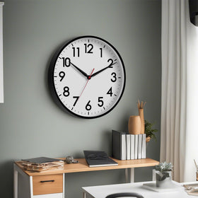 AKCISOT clock arrives with two hooks for quick hanging.