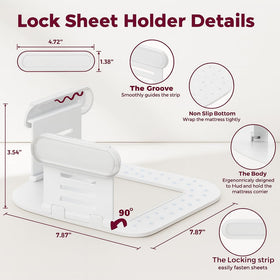 AKCYN fit-all mattress holders secure corners for a smooth bed