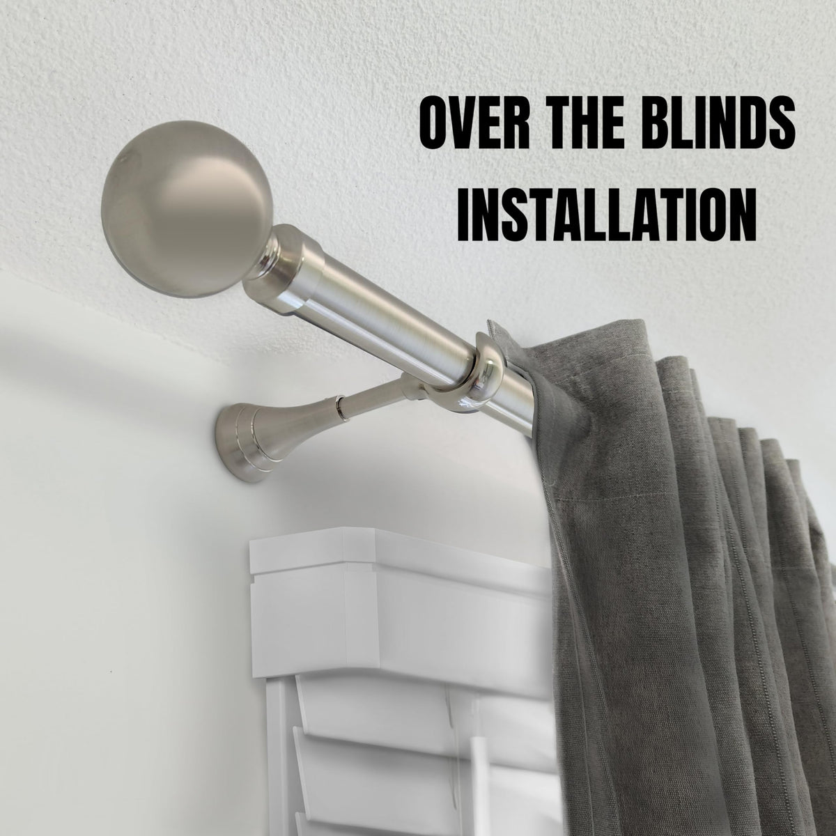Each bracket supports up to 26 lbs when installed correctly for heavy fabrics.