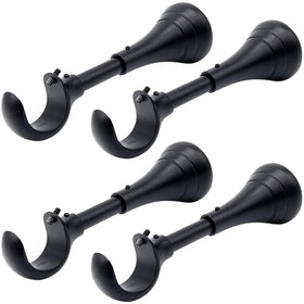 A Key Tech heavy-duty curtain bracket wall mount with 6-inch reach for sturdy drapes.