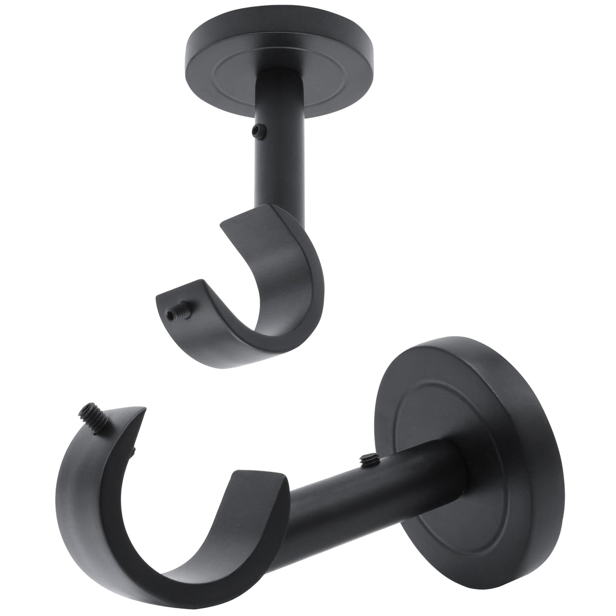 A Key Tech heavy-duty ceiling bracket close-up showing slim profile and sturdy support.
