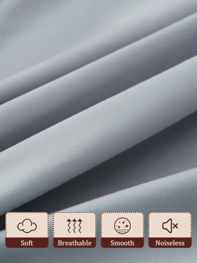 Akicia air mattress sheet features a hidden opening for quick inflation without disassembly.
