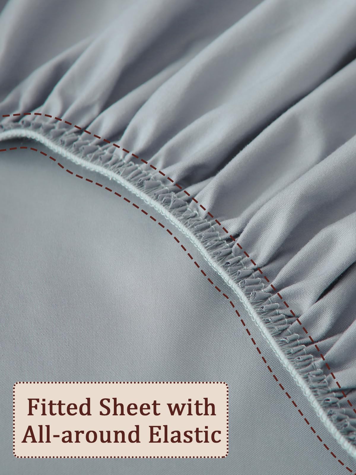 Akicia anti-crinkle sheet reduces noise for peaceful sleep on air beds.