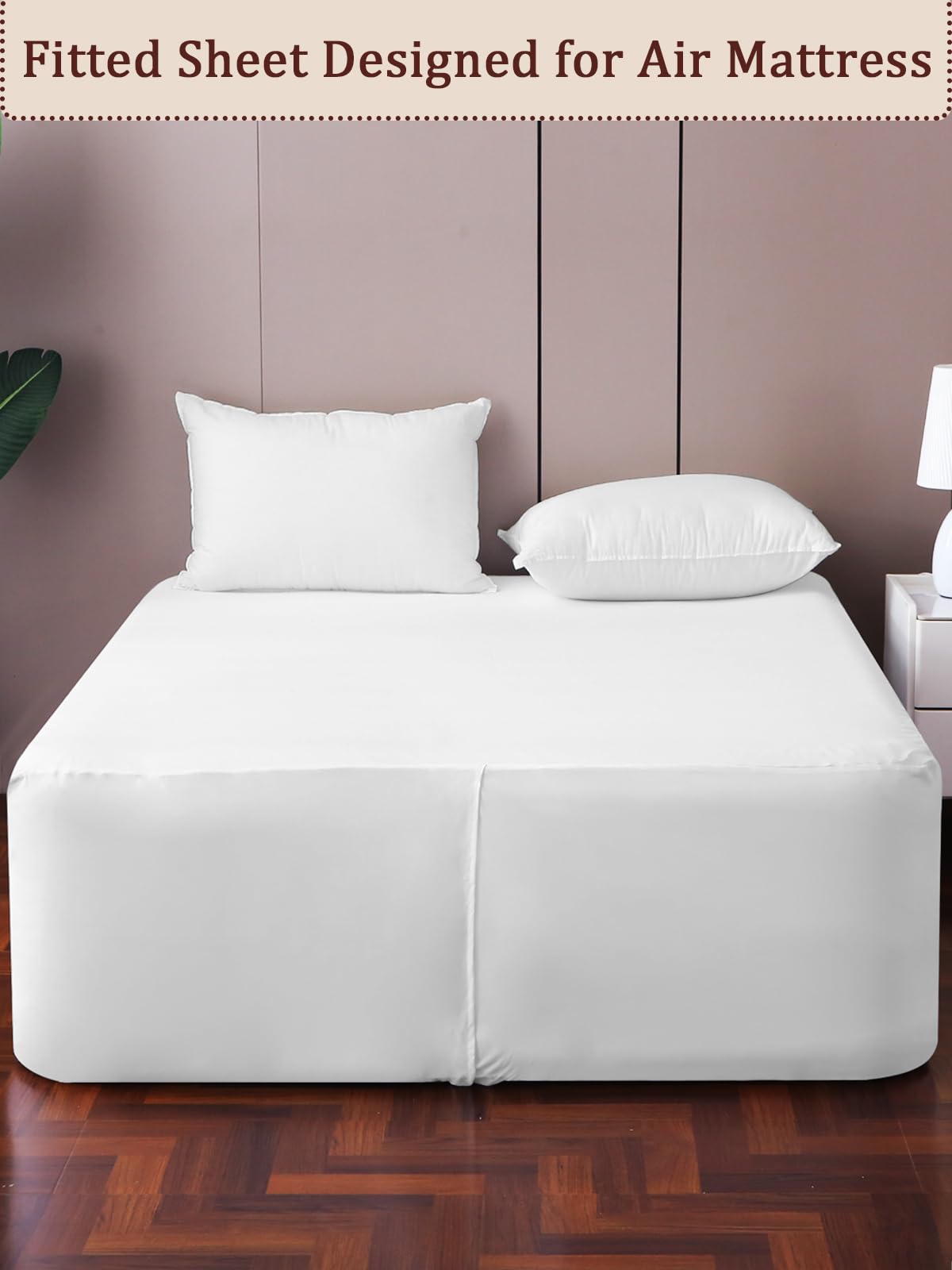 Akicia queen air mattress sheet is easy to care and machine washable.