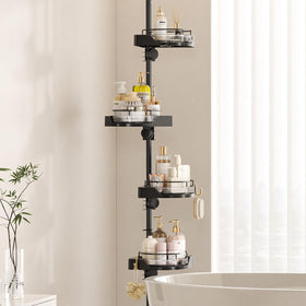 Akinbas tension pole with clip buckle enables quick height changes