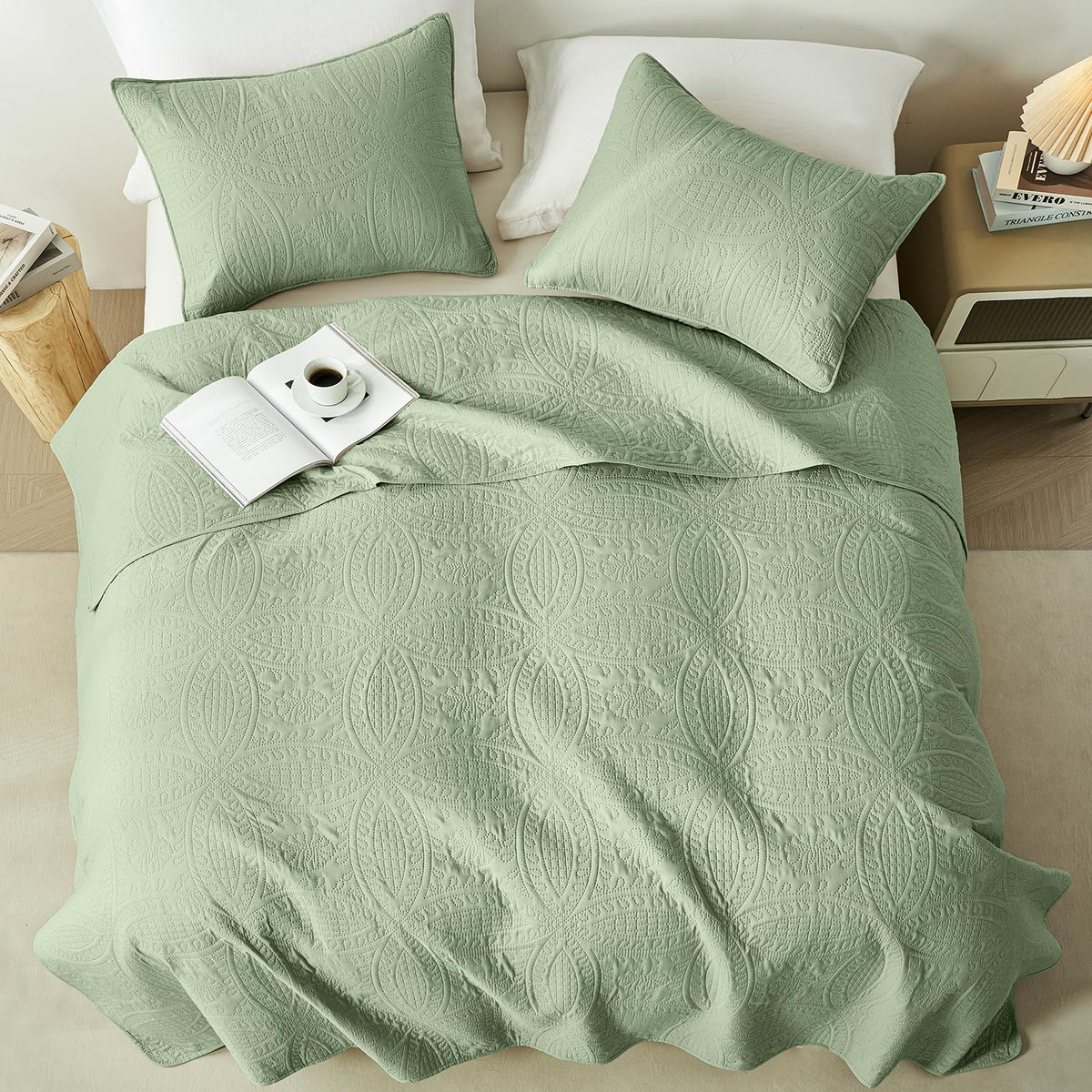 Brushed microfiber texture close‑up shows soft, durable fabric.