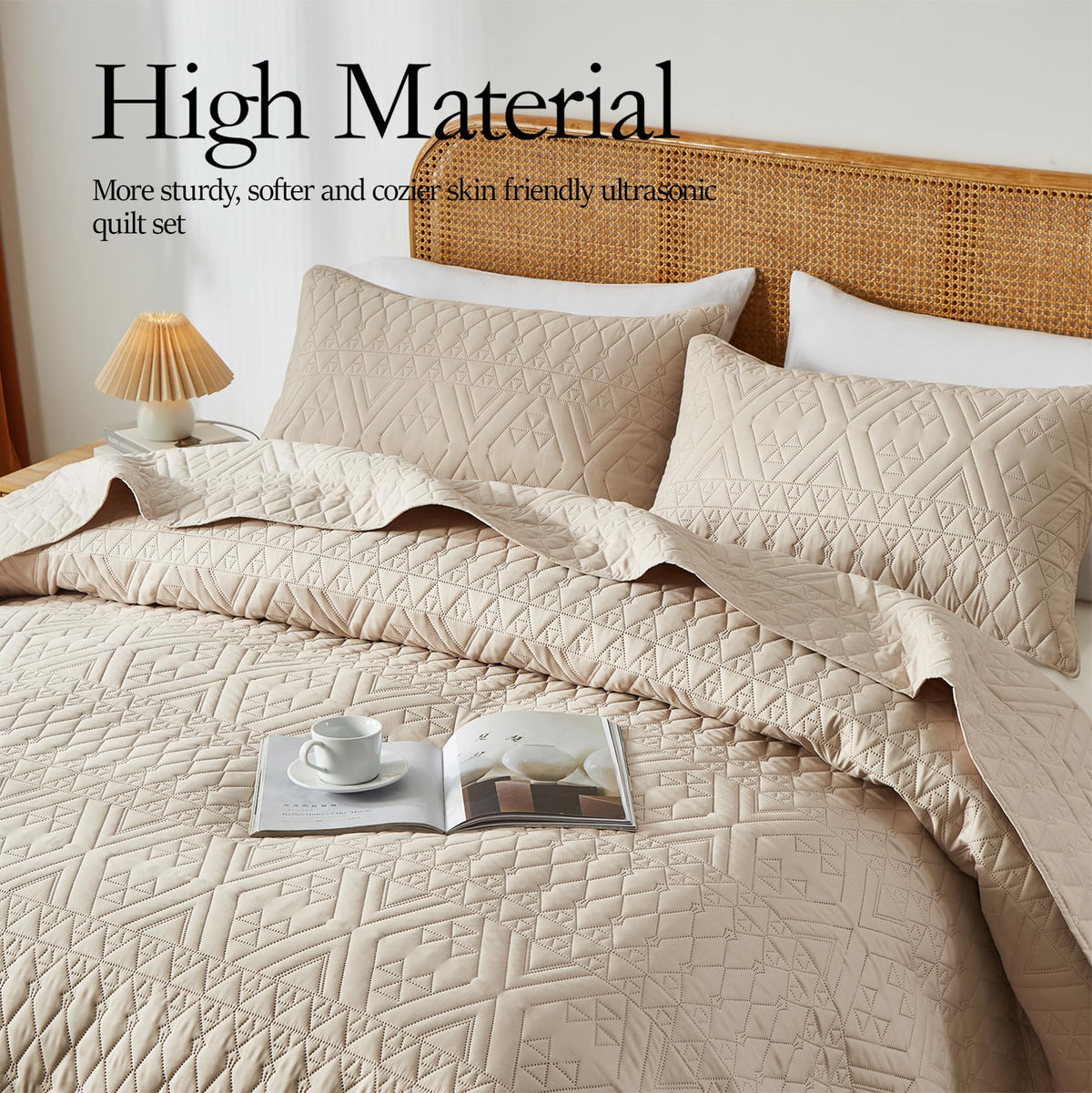 Akkialla soft brushed microfiber bedset delivers plush comfort.