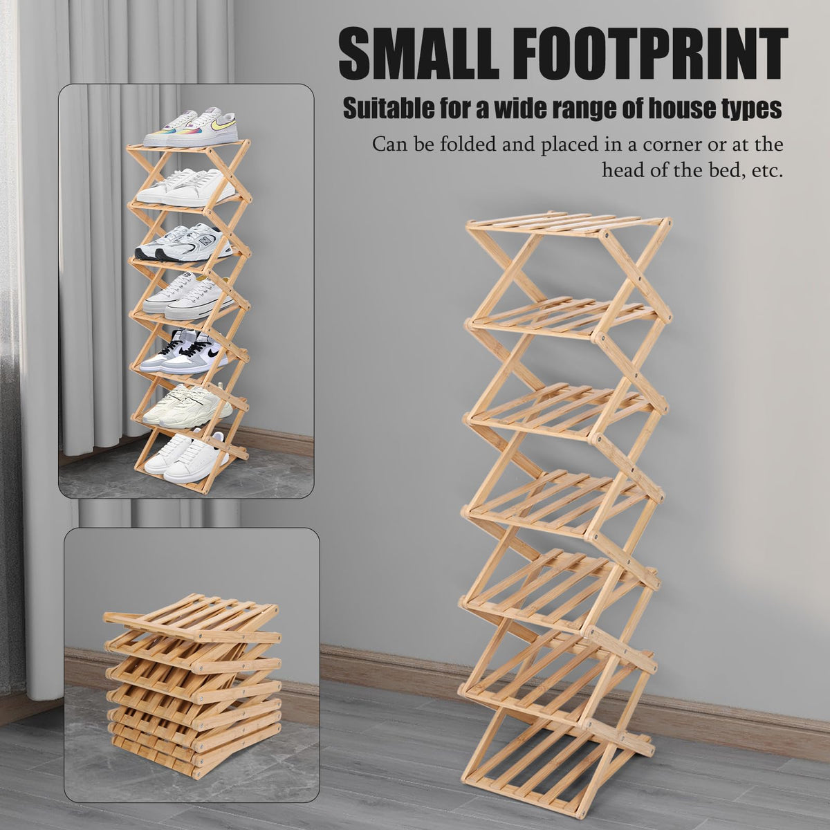 Akloya multipurpose rack used for bathroom towels and toiletries.