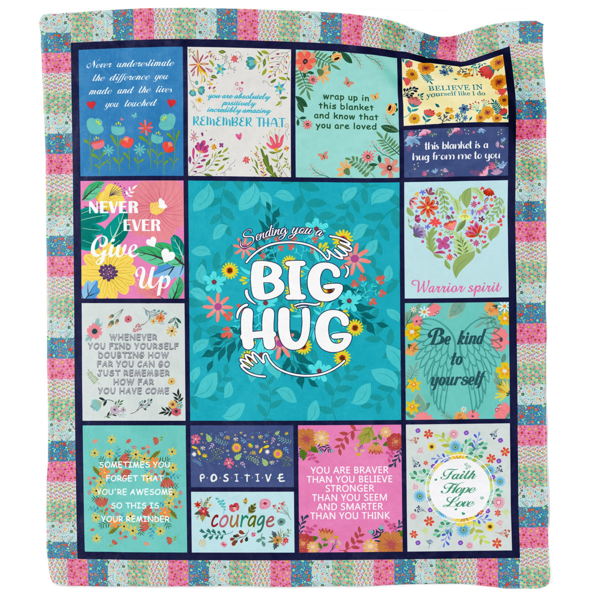 Akoigun get well gift blanket with soft, plush texture for comforting warmth.