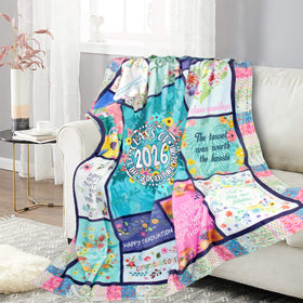 Akoigun 60x50 blanket folded on bed offers cozy study nights