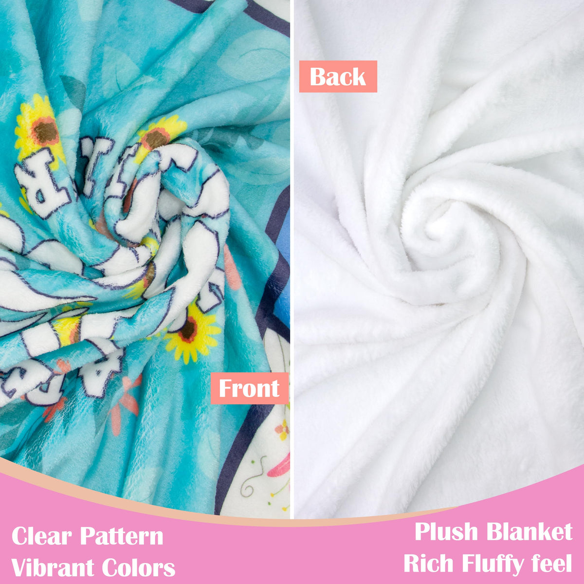 Akoigun warm cozy hug blanket ready for couch or bed time.