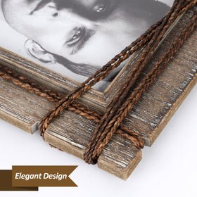 AKRILANE wood rope accents add vintage charm.