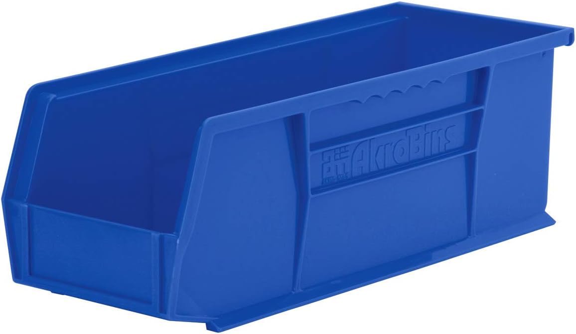 Akro-Mils AkroBins dividers provide customizable organization options.