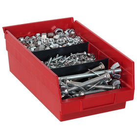 Close-up of Akro-Mils 40130 divider material and finish