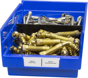 Durable polymer Akro-Mils 40130 divider shows robust construction