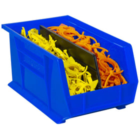 Akro-Mils dividers snug-fit into the slot, securing compartments during movement.
