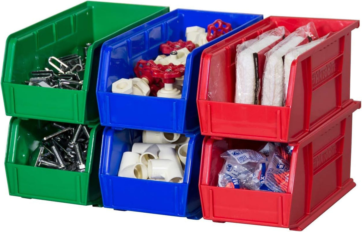 Akro-Mils AkroBins durable plastic resists rust and wear in varied environments.