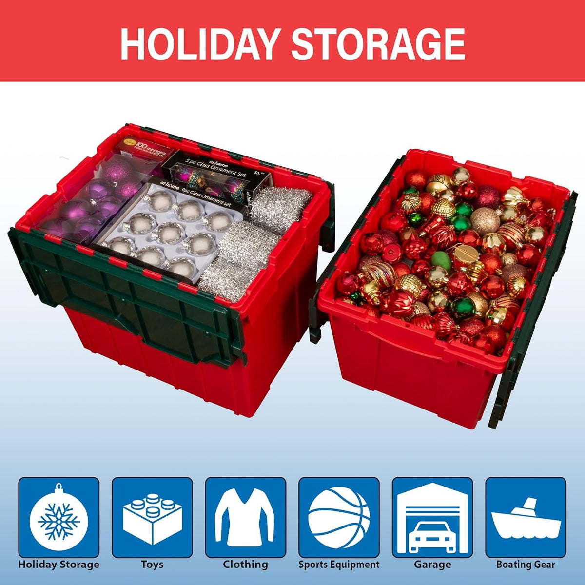 Akro-Mils KeepBox 12-gallon size with dimensions for planning