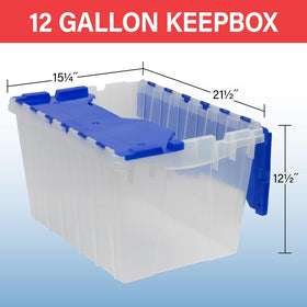 Akro-Mils KeepBox with textured bottom providing stable grip during transport.