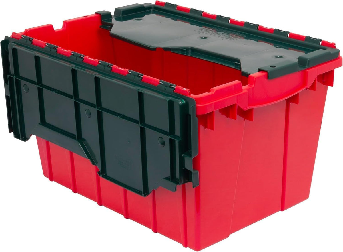 Akro-Mils KeepBox with attached lid keeps items secure and accessible
