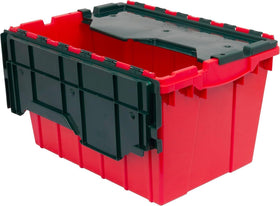 Akro-Mils KeepBox with attached lid keeps items secure and accessible