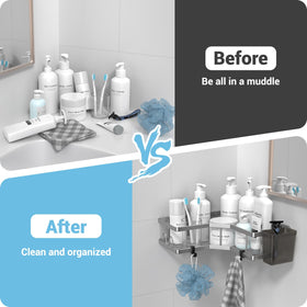 AKTECKE wall attachment demonstrates secure mounting in bathroom