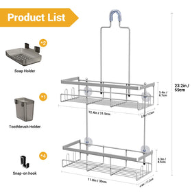 AKTECKE no-drill installation guide showing quick setup.