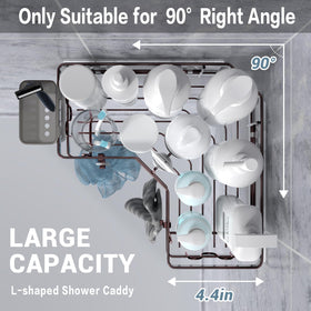 AKTECKE stainless steel bathroom storage resists rust in wet spaces.
