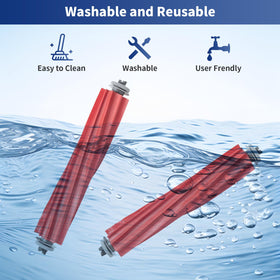 AKUSCON roller brush replacement for QV 35A/35S boosts edge coverage.