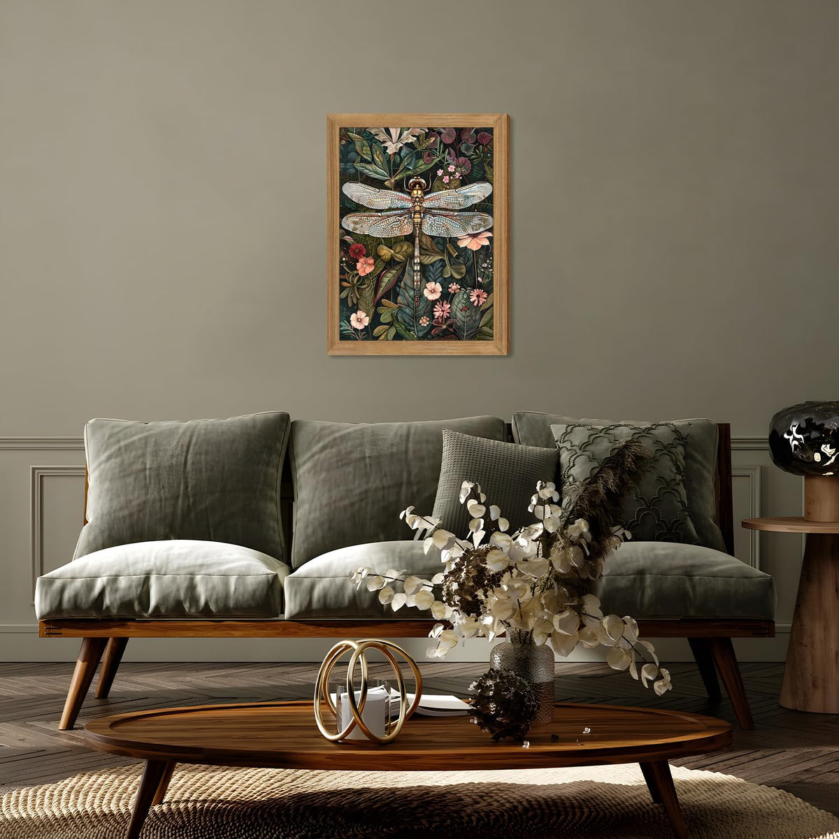12x16 inch size fits as a focal centerpiece or wall accent.