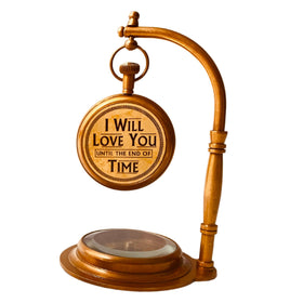 ALADEAN romantic gift clock ideal for him or her on special occasions.