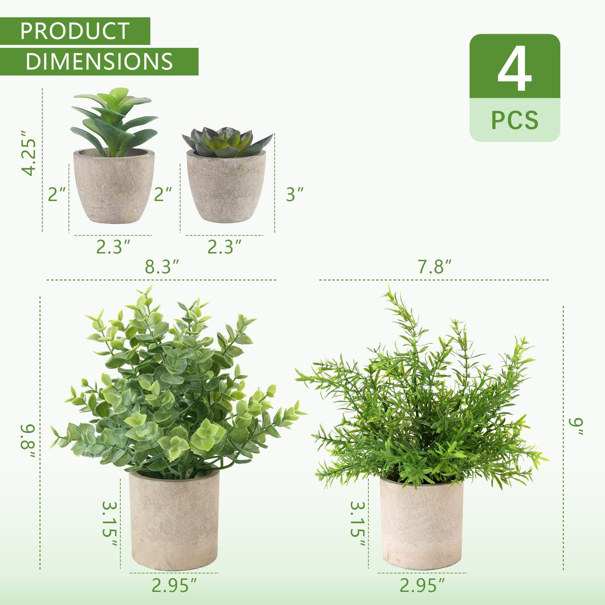 ALAGIRLS rosemary in pulp pot adds kitchen decor appeal