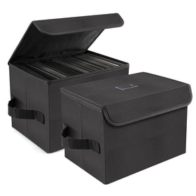 alavisxf xx 7-inch vinyl storage box lid protecting records from dust