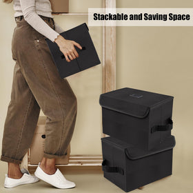 alavisxf xx stackable boxes maximize shelf space
