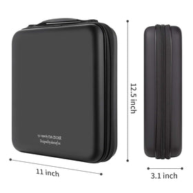 alavisxf xx CD case with protective zipper keeps discs secure on the go.