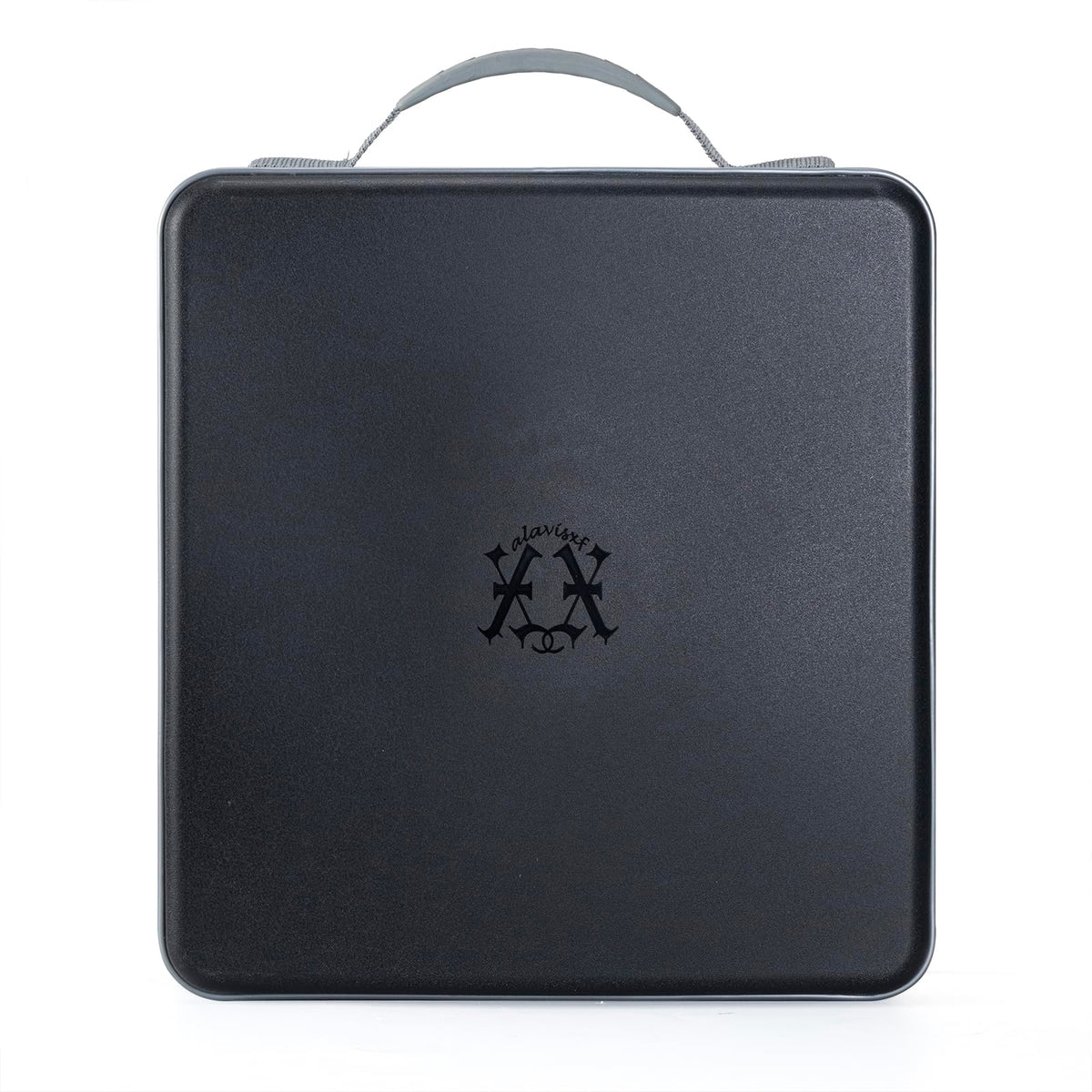 alavisxf xx CD Case front view showing 224-capacity storage for discs and easy access